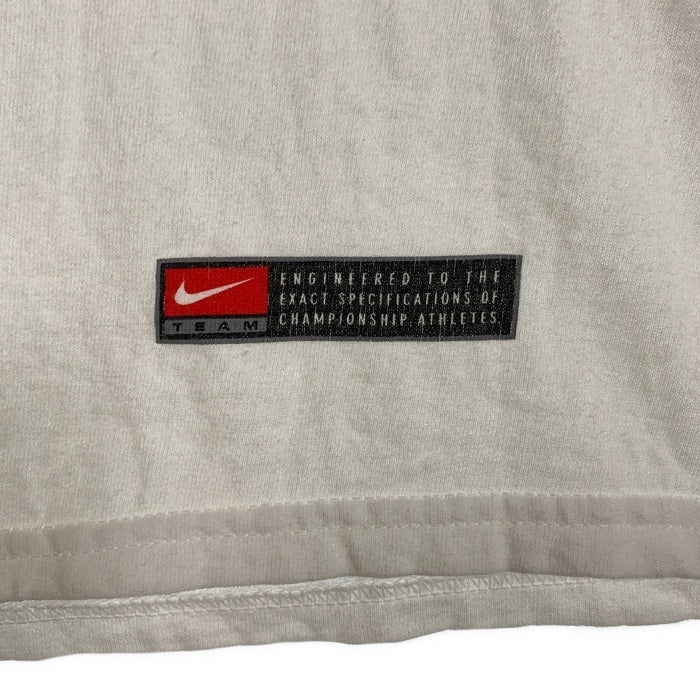 00's NIKE TEAM ナイキ NBA ニューヨーク・ニックス プリントTシャツ ホワイト メキシコ製 Size L 福生店