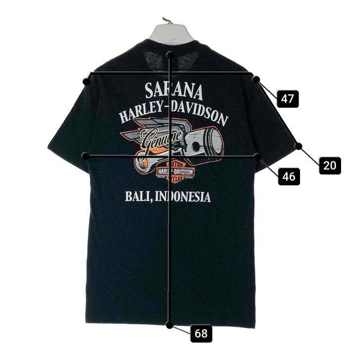 HARLEY DAVIDSON ハーレーダビッドソン USA製 DUELING EAGLES Tシャツ ブラック sizeS タグ付き 瑞穂店