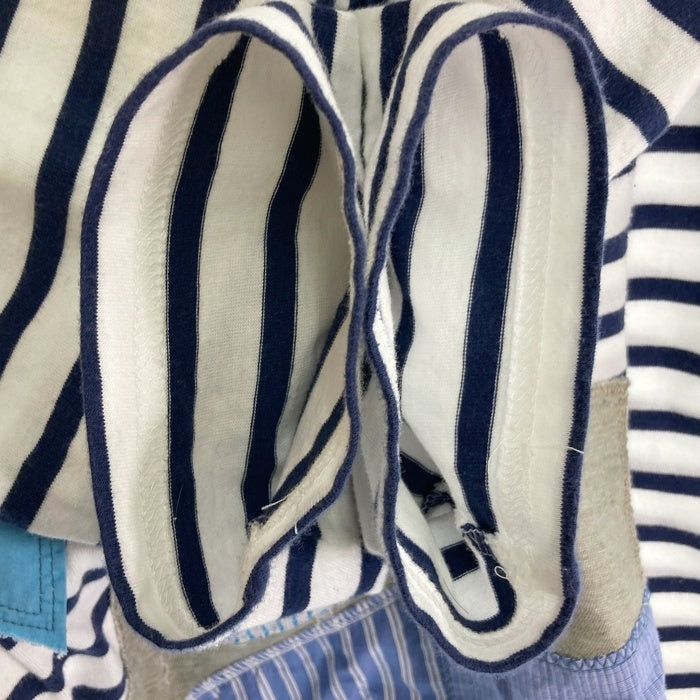 JUNYA WATANABE COMME des GARCONS MAN ジュンヤワタナベ コムデギャルソンマン WQ-T019 SAINT JAMES セントジェームス パッチーワーク ボーダー カットソー ホワイト sizeM 瑞穂店