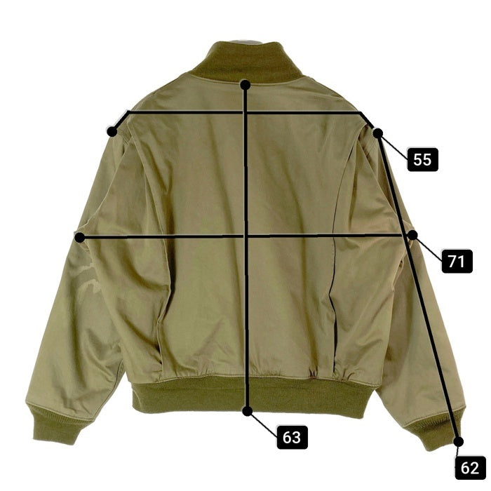 BUZZ RICKSONS バズリクソンズ BR11134 BR12629 B-10  内ボア 赤リブ フライトジャケット カーキ size34※リブ毛玉あり 瑞穂店