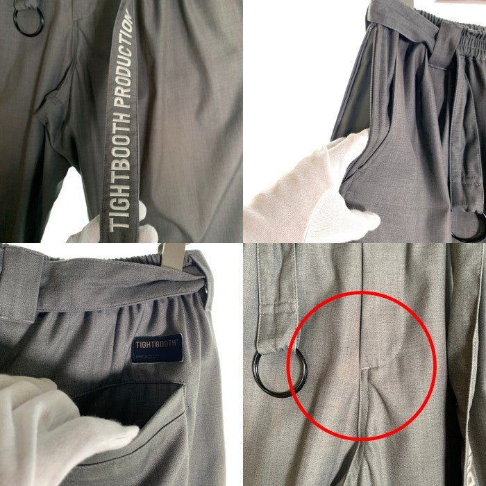 TIGHTBOOTH PRODUCTION タイトブースプロダクション BAGGY SLACKS バギースラックス グレー Size XL 福生店