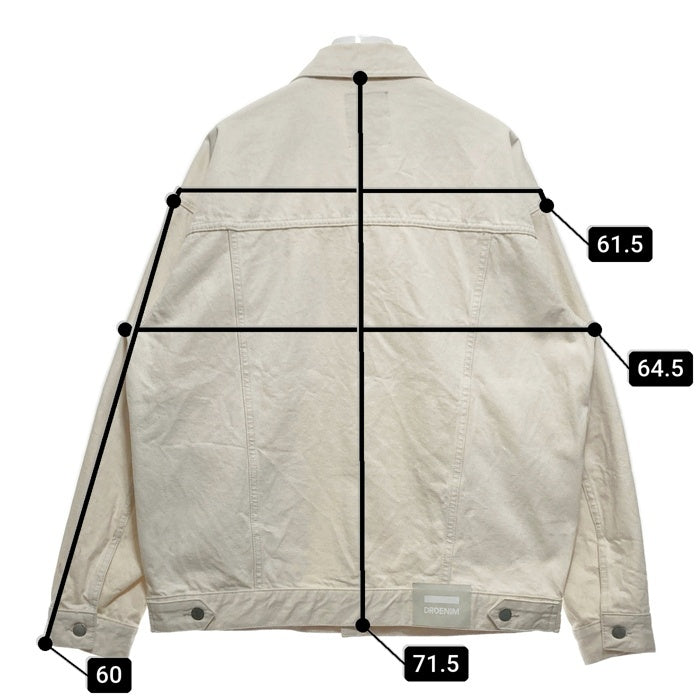 DR.DENIM ドクターデニム ENO JACKET トラッカージャケット ホワイト Size L 瑞穂店