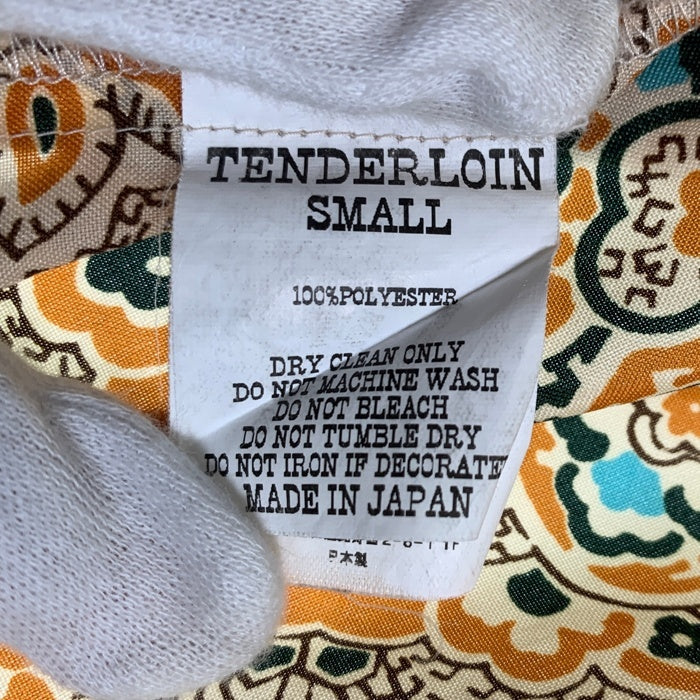TENDERLOIN テンダーロイン 19SS PE PRINT SHT S/S ペイズリー 半袖 シャツ オレンジ Size S 福生店