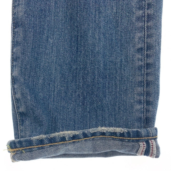 TMT ティーエムティー ダメージ リペア加工 ストレートデニムパンツ インディゴ TPT-S1503 Size M30 福生店