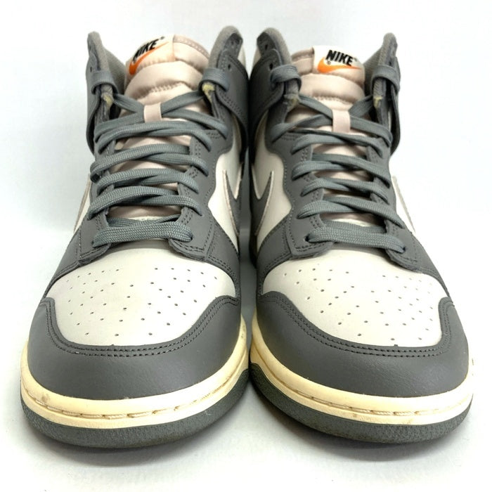 NIKE ナイキ DM0582-001 Dunk High Retro SE Vintage Light Bone and Tumbled Grey ダンク ハイ レトロ SE ヴィンテージ スニーカー グレー size28cm 瑞穂店