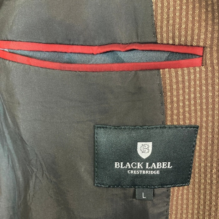BLACK LABEL CRESTBRIDGE ブラックレーベル クレストブリッジ  51D10-310-54 シアサッカー セットアップ ブラウン sizeL 瑞穂店