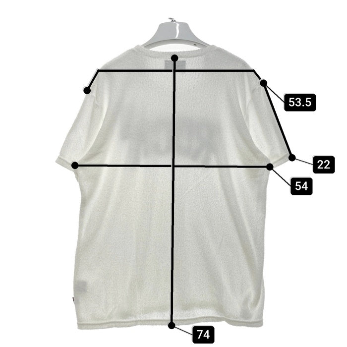 glamb グラム ROCK CS プリント パイル地 Tシャツ ホワイト GB17SP/CS13 Size 4 瑞穂店