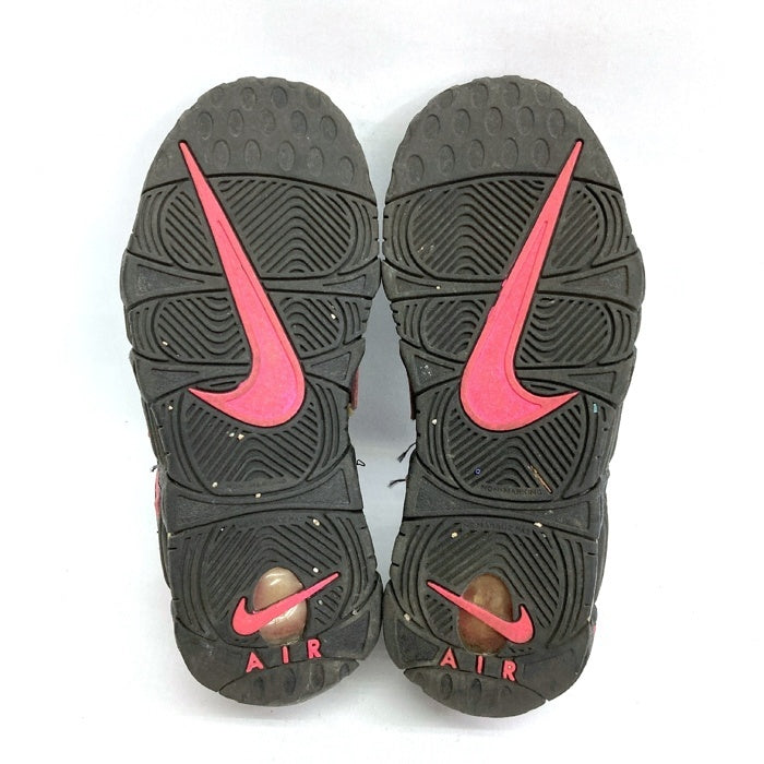 NIKE ナイキ 415082-003 GS Air More Uptempo Black Pink Blast スニーカー ブラック size24cm 瑞穂店