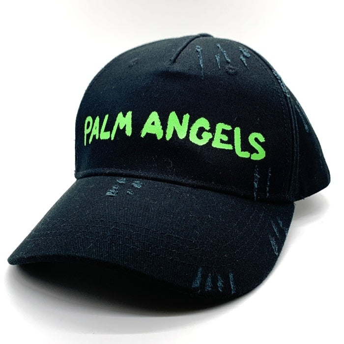 Palm Angels パームエンジェルス CAPPELLO BASEBALL CAP カッペッロ ベースボールキャップ ブラック グリーン PMLB094S24FAB001 福生店