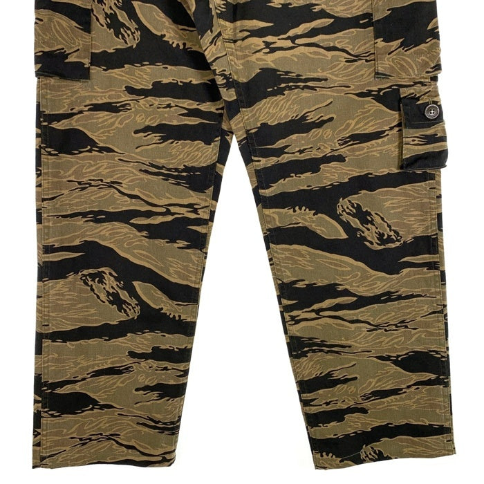 U.S.ARMY 米軍 レプリカ タイガーストライプ ジャングルファティーグ ミリタリーカーゴパンツ HAMA片爪 Size M-R 福生店