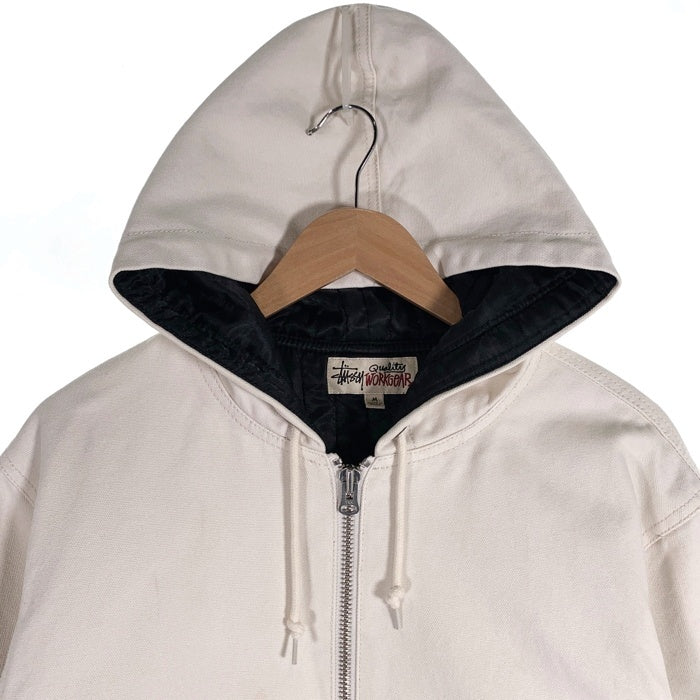 STUSSY ステューシー INSULATED CANVAS WORK JACKET キャンバス ワーク ジャケット ナチュラル  Size M 福生店