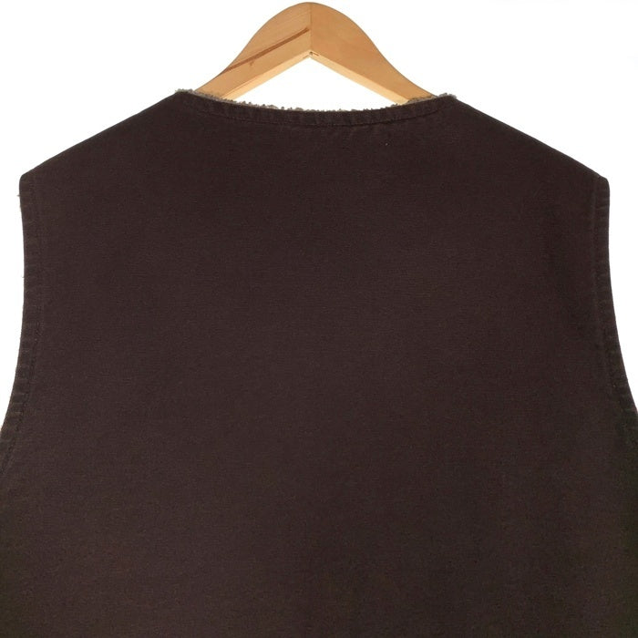 Carhartt カーハート ダックベスト ボアフリースライナー ダークブラウン メキシコ製 V26 DKB Size XL 福生店