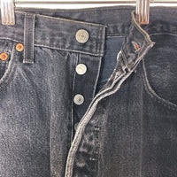 Levi's リーバイス 501-0660 501 USA製 ボタン裏553 01年製 後染めブラック デニムパンツ ブラック size32 瑞穂店
