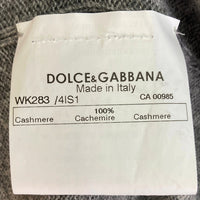 DOLCE&GABBANA ドルチェアンドガッバーナ カシミア100%セーター グレー size44 瑞穂店