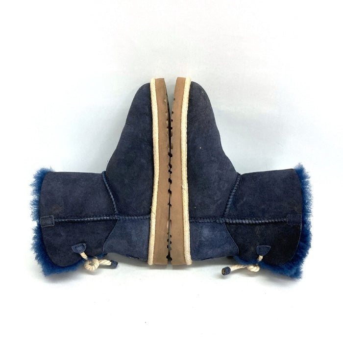 UGG アグ 1006493 W SELENE セリーヌ ショート ムートンブーツ  ネイビーsize25cm 瑞穂店