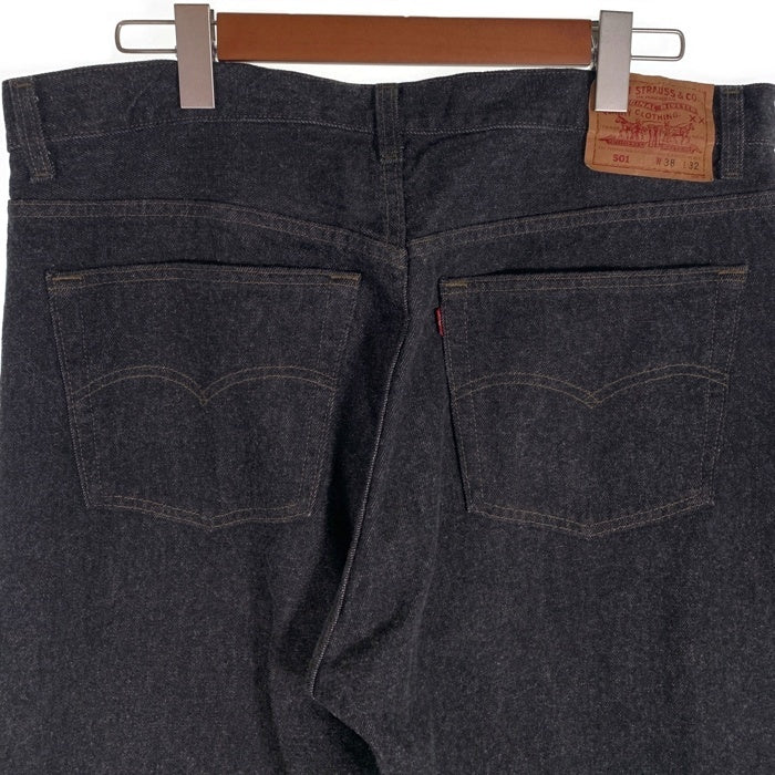 90's Levi's リーバイス 501 ボタン裏653 カンヌキ ボタンフライ デニムパンツ ブラック 501-6508 USA製 Size W38 L32 福生店