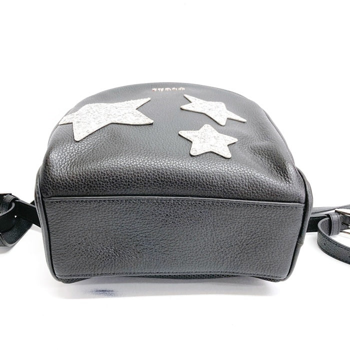 FURLA フルラ frida スパンコールスターレザーリュック ブラック 瑞穂店