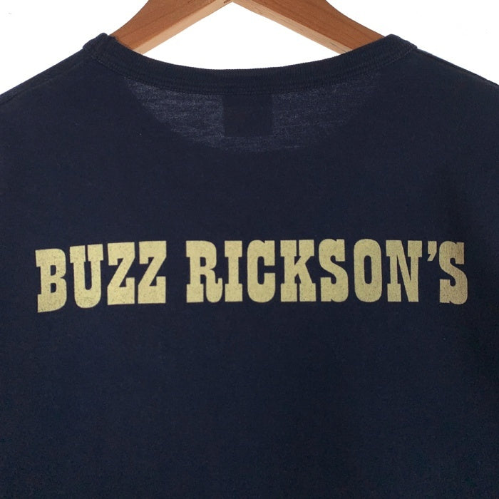 BUZZ RICKSON'S バズリクソンズ Peanuts U.S.N. スヌーピー プリントTシャツ ネイビー Size M 福生店