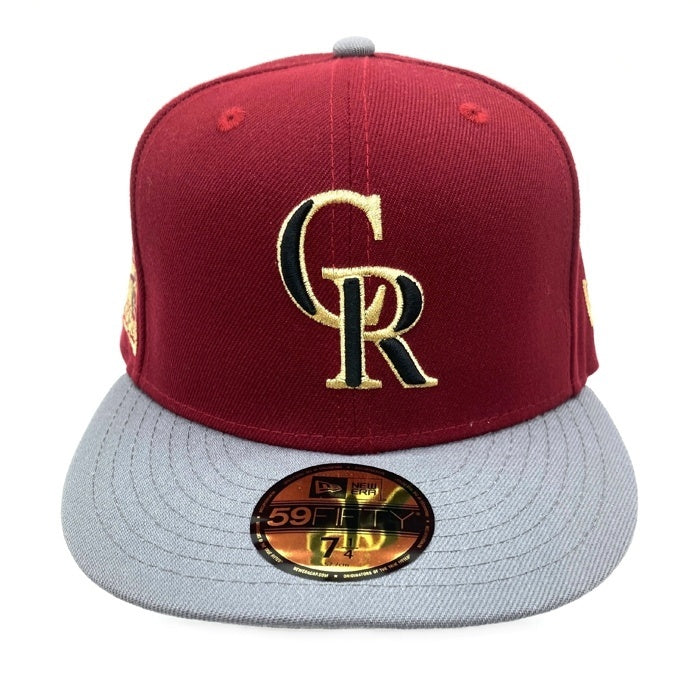 NEW ERA ニューエラ 59FIFTY クーパーズタウン コロラド・ロッキーズ 1998 ALL STAR GAME キャップ ボルドー size7 1/4 瑞穂店