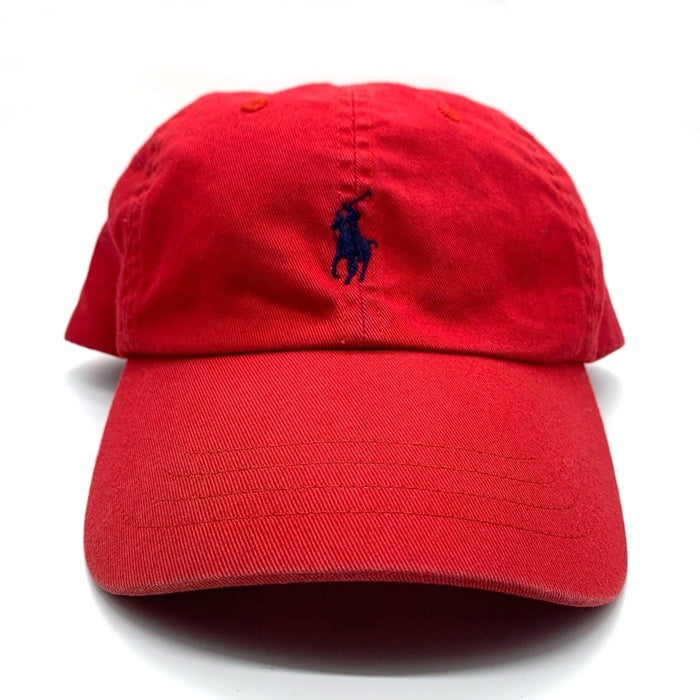 POLO RALPH LAUREN ポロラルフローレン ポニーロゴ  6パネル キャップ レッド 福生店