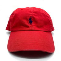 POLO RALPH LAUREN ポロラルフローレン ポニーロゴ  6パネル キャップ レッド 福生店