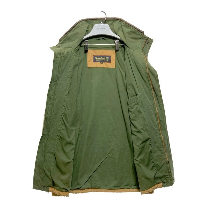 Timberland ティンバーランド キャンバスコットン スタンドカラーブルゾン ジャケット ベージュ Size S 瑞穂店