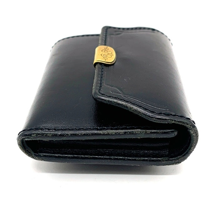 Dual デュアル EDIT エディット サドルプルアップコンパクトウォレット レザー ブラック (DCr-1040) 福生店