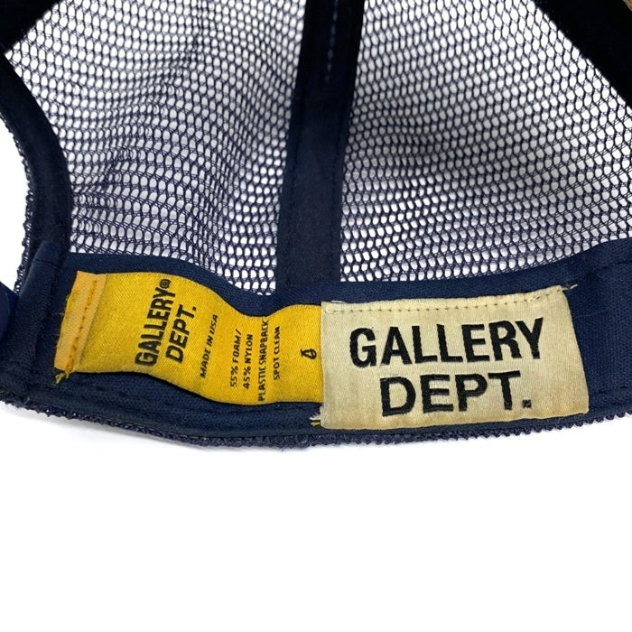 GALLERY DEPT. ギャラリーデプト GD TRUCKER CAP トラッカーキャップ スナップバック メッシュキャップ ネイビー USA製 福生店