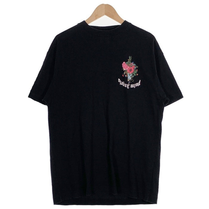 Palm Angels パームエンジェルス Flowers Tee フラワープリント Tシャツ ブラック PMAA001E19413027 Size L 福生店