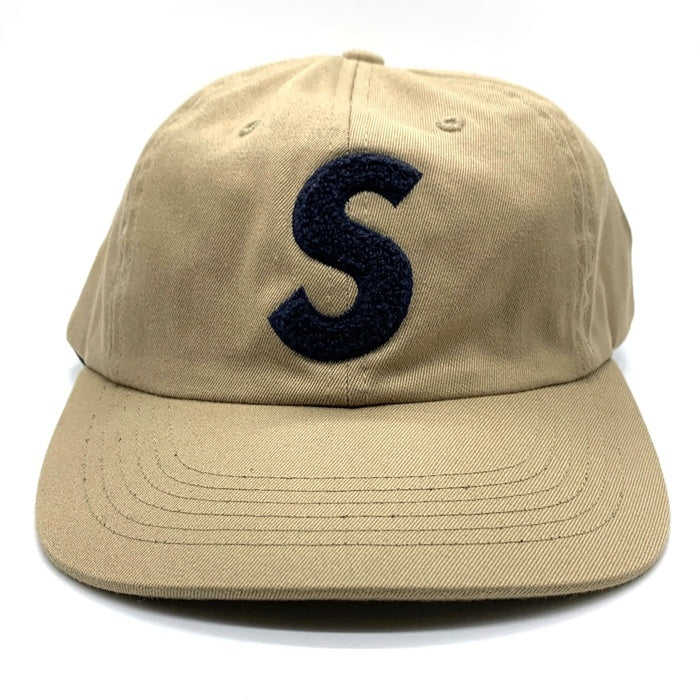 SUPREME シュプリーム 16AW Chenille S Logo 6-panel cap S ロゴ 6パネル キャップ ベージュ 福生店