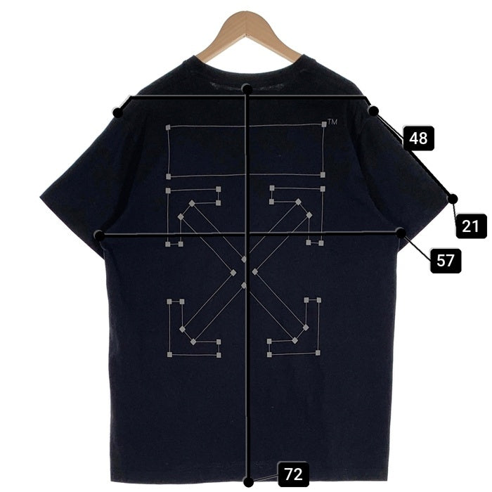 OFF-WHITE オフホワイト 半袖 Tシャツ ブラック OMAA038E19185001 Size XS 福生店