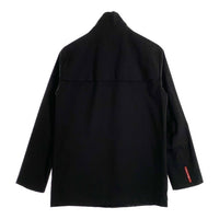 PRADA SPORT プラダスポーツ スタンドカラー ポリエステル ナイロン ジップアップジャケット ブラック WIND STOPPER SGV980 Size 46 福生店