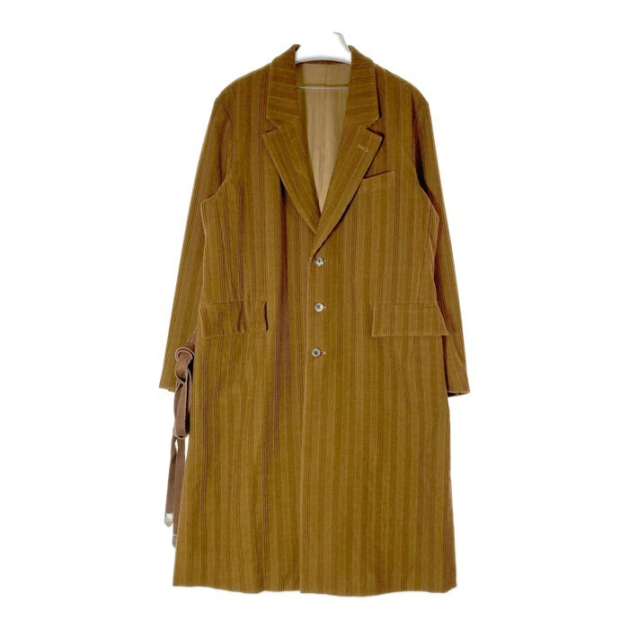 The Letters ザレターズ  FW17-LJ002B Corduroy Chesterfield Coat コーデュロイ チェスターフィールドコート ブラウン sizeM 瑞穂店