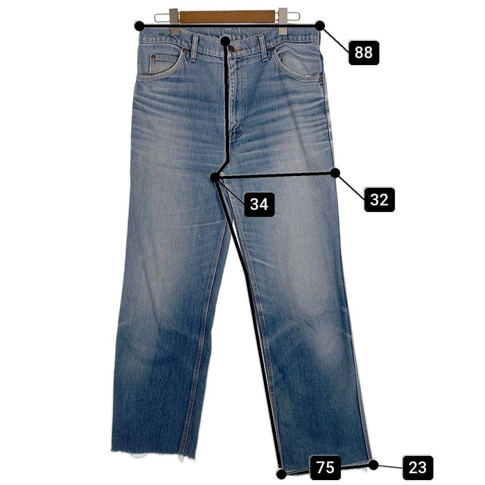 90's Levi's リーバイス ボタン裏J22 隠しリベット カットオフ ジッパーフライ デニムパンツ ライトブルー 日本製 Size ウエスト約90cm 福生店
