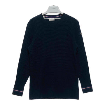 MONCLER モンクレール MAGLIONE TRICOT GIROCOLLO ROUND NECK SWEATER ネイビー sizeM ※品質タグ欠損 瑞穂店