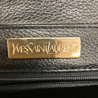 YVES SAINT LAURENT イヴ･サンローラン ショルダーバッグ ヴィンテージ ゴールド金具 ブラック 瑞穂店