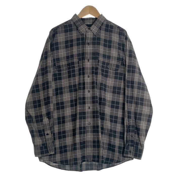 90's Polo by Ralph Lauren ポロラルフローレン BENFORD チェックシャツ ブラック ホワイト Size XXL 福生店