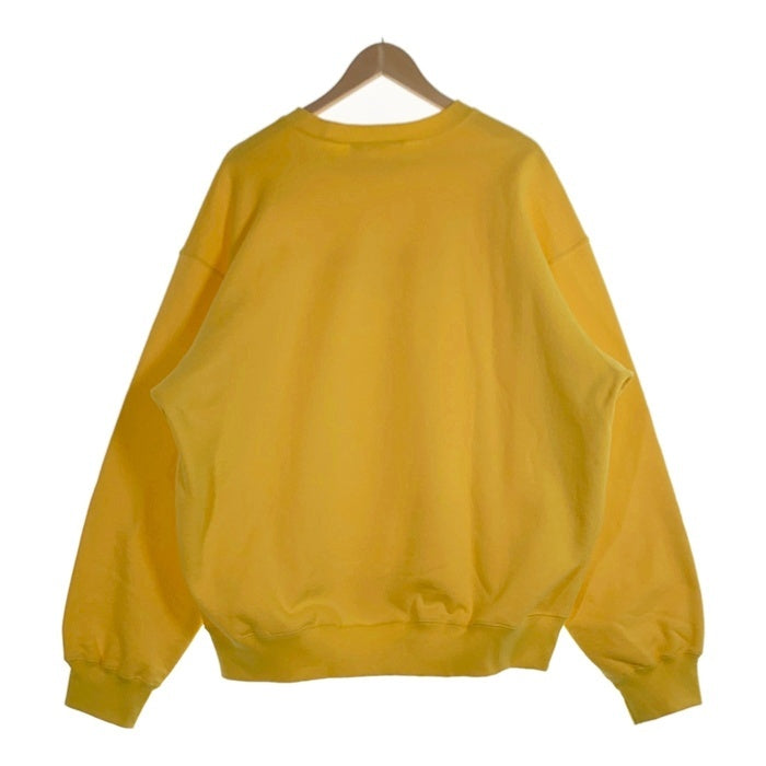 SUPREME シュプリーム 24SS Established Crewneck エスタブリッシュド クルーネックスウェットトレーナー プリント イエロー Size XL 福生店
