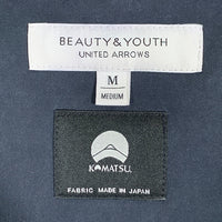 BEAUTY&YOUTH UNITED ARROWS ビューティーアンドユース ユナイテッドアローズ 小松精練 フーディ アノラックパーカー ネイビー sizeM 瑞穂店