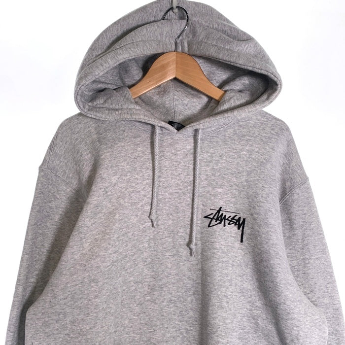 STUSSY ステューシー Eye Graffic Hoodie アイ グラフィック プルオーバー フーディー パーカー グレー Size XL 福生店