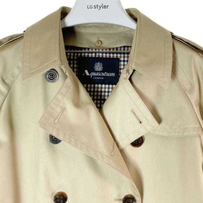 Aquascutum アクアスキュータム ライナー付き トレンチコート ベージュ size13 瑞穂店