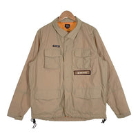 STUSSY ステューシー ナイロン リップストップ フィールドジャケット ベージュ オールド Size M 福生店