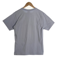 A BATHING APE アベイシングエイプ TEXT CODE CAMO SHARK TEE シャークプリント Tシャツ ライトブルー 001TEJ301018M Size M 福生店