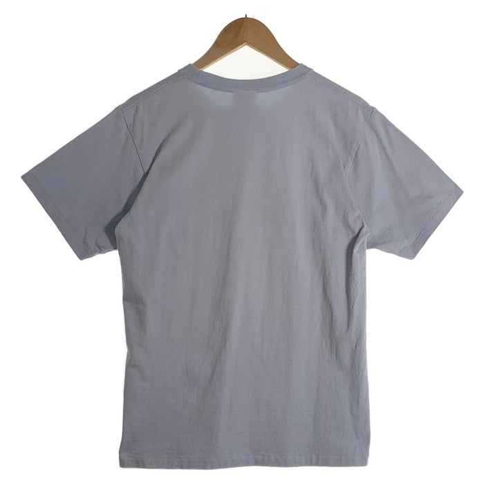 A BATHING APE アベイシングエイプ TEXT CODE CAMO SHARK TEE シャークプリント Tシャツ ライトブルー 001TEJ301018M Size M 福生店