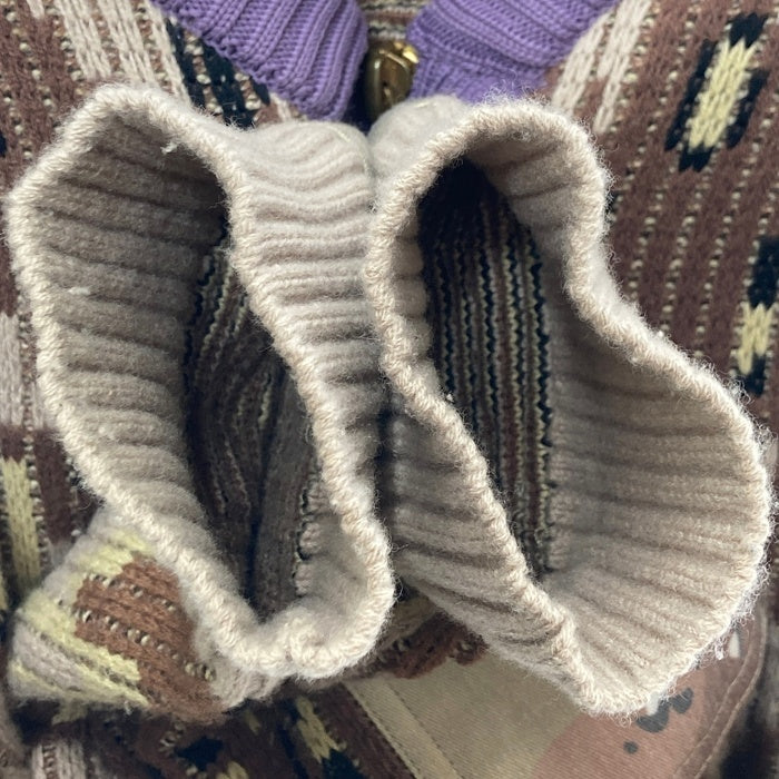 DIESEL ディーゼル K-AMILLUS ハーフジップ デザートカモ ニットセーター ベージュxブラウン Size M 瑞穂店