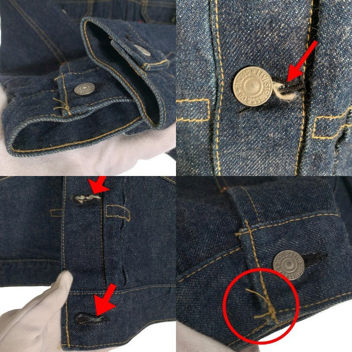 90's LEVI'S リーバイス 71507 2nd 復刻 デニムジャケット インディゴ 日本製 92年 Size 38 福生店