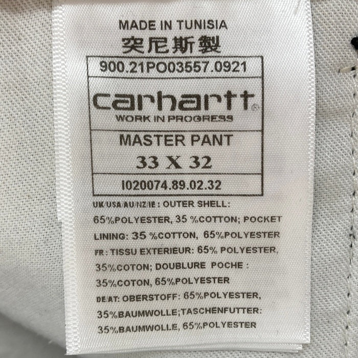 carhartt カーハート MASTER PANT ワークパンツ ブラック size33×32 瑞穂店