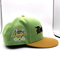 New Era ニューエラ ロサンゼルス・ドジャース HOME GAME別注 59FIFTY ベースボールキャップ グリーン ベージュ Size 7 3/4 (61.5cm) 福生店
