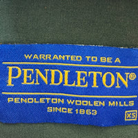 PENDLTON ペンドルトン ウール チェックシャツ 袖襟コーデュロイ レッド sizeXS 瑞穂店
