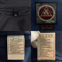 90's~ NIKE ナイキ ナイロン ジップアップジャケット ネイビー 中綿 H60207PAS マレーシア製 Size L 福生店